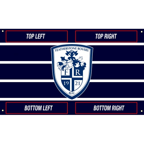 Featherstone Rovers  5' x 3' Flag