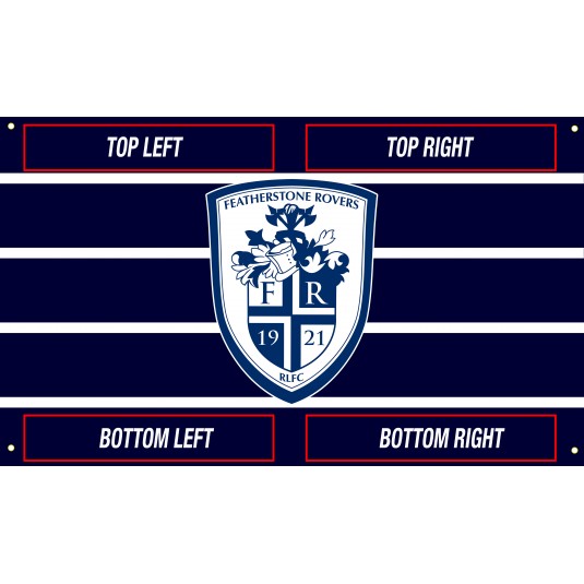 Featherstone Rovers  5' x 3' Flag