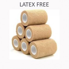 LATEX FREE - Cohesive Bandage 7.5cm - TAN